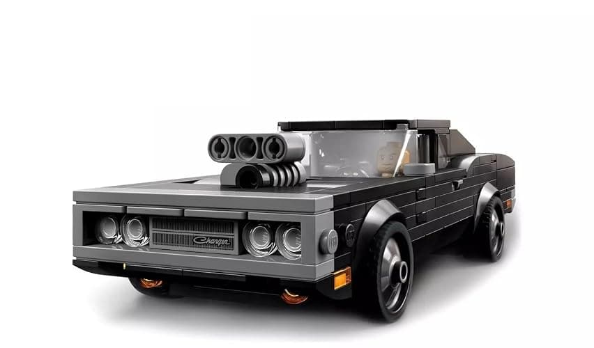 LEGO 76912 Speed Champions Fast & Furious 1970 Dodge Charger R/T, Toy Muscle Car Model Kit Kids, Collectible Set With Dominic Toretto Minifigure thumbnail 5