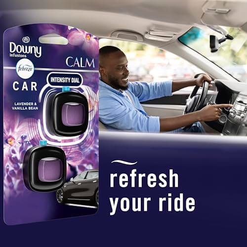 ⭐️⭐️ Febreze Car Vent Clip, Downy Calm Scent, 0.07 oz (Pack of 4) thumbnail 6