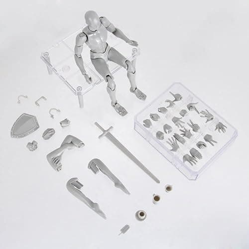 AHOHOS Action Figure Model, 2.0 Action Figure Model for SHF Body Kun Doll PVC Body-Chan DX Set (Male) thumbnail 6