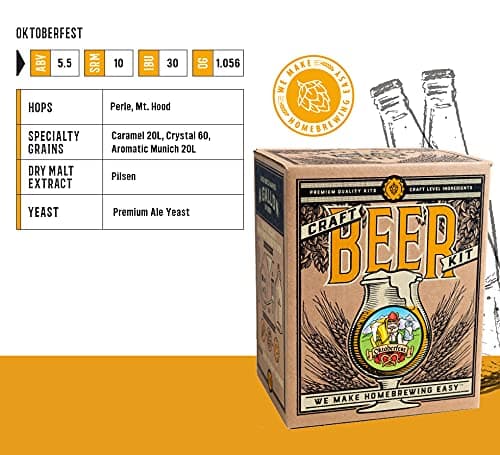 Craft A Brew - Oktoberfest Ale - Beer Making Kit - Make Your Own Craft Beer - Complete Equipment and Supplies - Starter Home Brewing Kit - 1 Gallon thumbnail 5