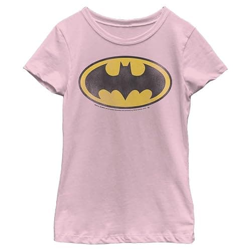 DC Comics Unisex-Child Classic Faded Logo T-Shirt - Image 1