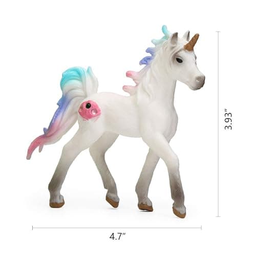 UANDME 8pcs Unicorn Toy Figurine Set Unicorn Cake Toppers for Party, Birthday, Imaginative Toy Gift for Kids thumbnail 5