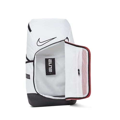 Nike Elite Pro Basketball Backpack BA6164 One Size (WHITE/UNIVERSITY RED/BLACK) thumbnail 3