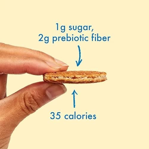 Rip Van Wafels Dutch Caramel Mini Stroopwafels, Low Carb Snacks, Non GMO Snack, Keto Friendly, Office Snacks, Low Calorie Snack, Low Sugar, 32 Pack thumbnail 4