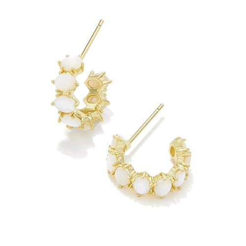 Kendra Scott Cailin Crystal Huggie Earrings, Fashion Jewelry For Women - Image 1