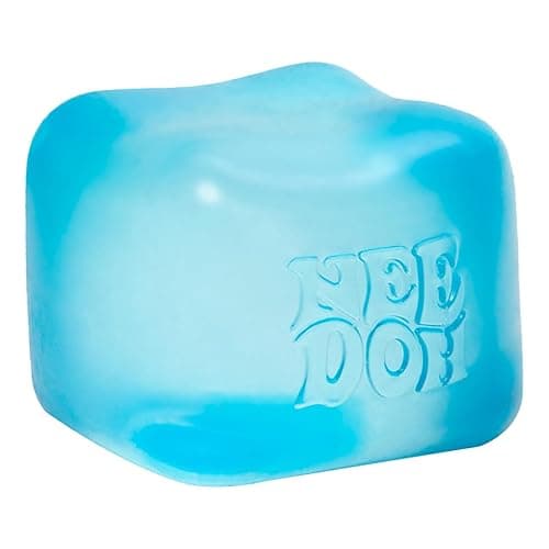 Schylling NeeDoh Nice Cube -Sensory Squeeze Toy with Super Solid Squish - 2.25" Cube - Image 1