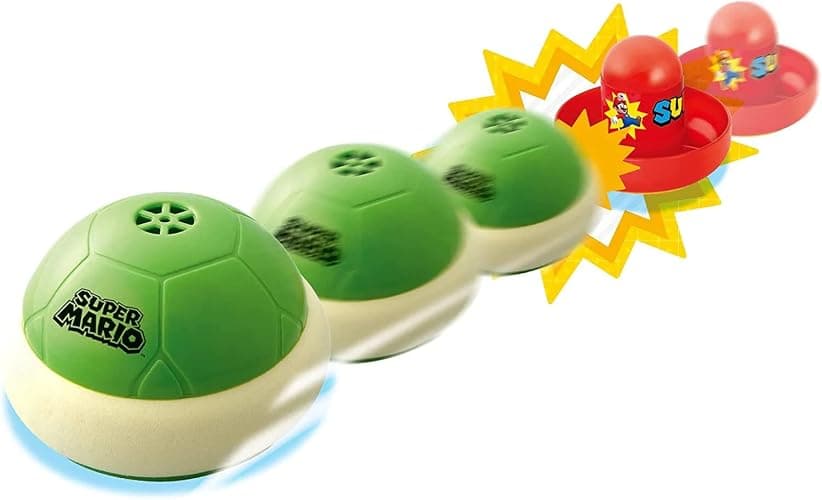 EPOCH Games Super Mario Hover Shell Strike - Tabletop or Floor Multiplayer Sports Game for Ages 4+ thumbnail 4