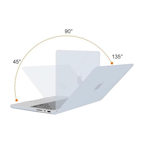 MacBook Pro Case 2025 2024 2023 2022 2021 M5 M4 M3 M2 M1 A3434 A3112 A3185 A3401 A2918 A2992 A2779 A2442, Hard Shell&Keyboard Cover&Screen Film&Pouch, Baby Blue thumbnail 4