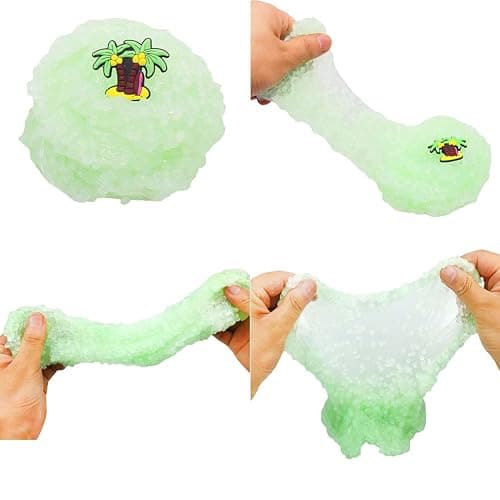 FLIPNEX Fluffy Butter Slime DIY Mud Supplies Kit Stress Relief Toy Scented Slime, Education Party Favor Gift and Birthday 6 Colors Fluffy Soft Super Light Clay Floam (6 Colors) (Blue) thumbnail 6