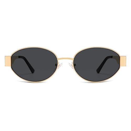 SOJOS Retro Oval Sunglasses for Women Trendy Classic Shades UV400 Protection SJ1256 thumbnail 4
