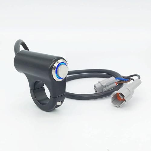 Aluminum Blue LED Headlight Kill Switch Compatible with Sur Ron Light Bee X Segway X260 X160 Talaria Sting MX3 - Image 1