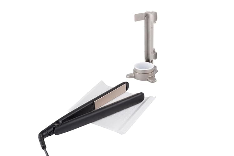 Minky Styling Pod - Silicone Heat Resistant Storage for Straighteners & Hair Crimper, Cable Management, Lightweight, Heat Proof Mat Included, Choice of Colours (White & Silver) thumbnail 3