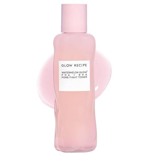 Glow Recipe PHA + BHA Face Toner, Korean Exfoliating Toner for Pores, Gentle Chemical Exfoliant + Hydrating Toner, Watermelon, Cactus Water + Glycerin (150ml) - Image 1