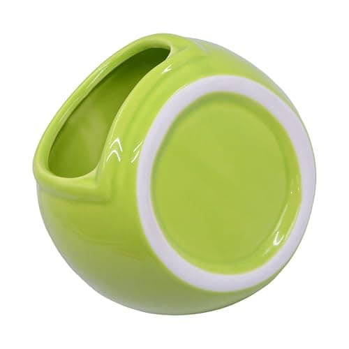 PENCK Cute Ceramic Hamster Hideout Habitats Syrian Dwarf Hamster Hide Hideaway House Cozy Bed Mini Chinchilla Gerbils Mice Hut Small Animals Sand Bath Cave Cage Accessories (Green) thumbnail 8