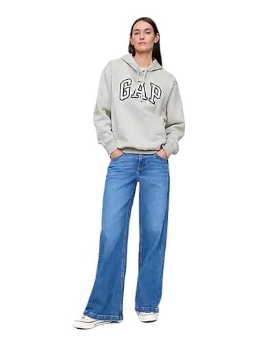 GAP Women's Logo Hoodie Hooded Pull-on Sweatshirt thumbnail 5