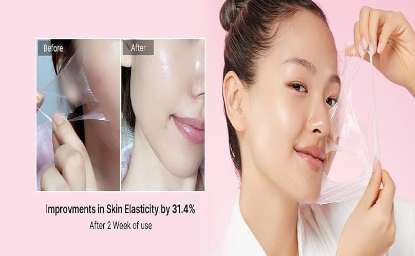 Medicube Collagen Overnight Wrapping Peel Off Facial Mask Pack - Elasticity & Hydration Care, Reduces Sagging & Dullness - Hydrolyzed Collagen For Glowing Skin - Korean Skin Care, 75ml, 2.53 fl.oz thumbnail 4
