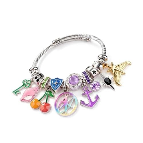 GZLXS KPop Merch Bracelet for Women, Charm Bracelets with Beads and Adjustable Inspired Friendship Bracelets Gifts for Women, Fans - Image 1