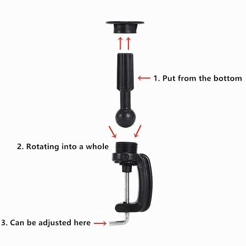 Hairginkgo Mannequin Head 26"-28" Synthetic Fiber Training Head Braiding Head Hair Styling Manikin Cosmetology Doll Head Hairdresser Training Model for Cutting Braiding Practice with Clamp 92022LB0220 - Black-2022 thumbnail 7