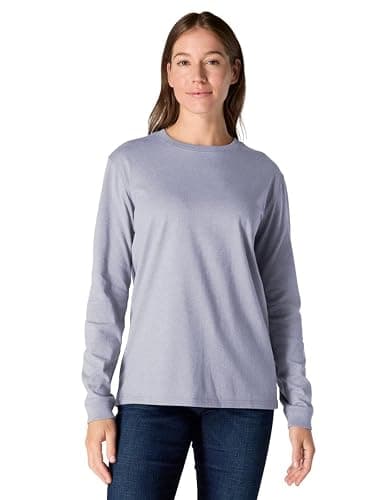 Carhartt Women's Loose Fit Heavyweight Long-Sleeve Logo Sleeve Graphic T-Shirt - Image 1