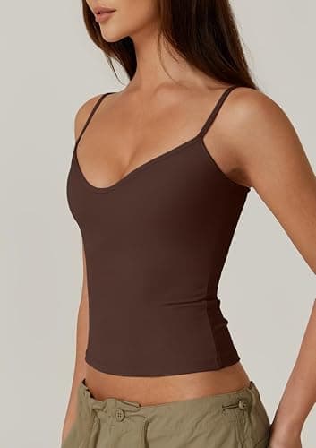 QINSEN Womens Spaghetti Strap Sweetheart Neck Sleeveless Top Slim Fit Going Out Camisole Basic Top thumbnail 3