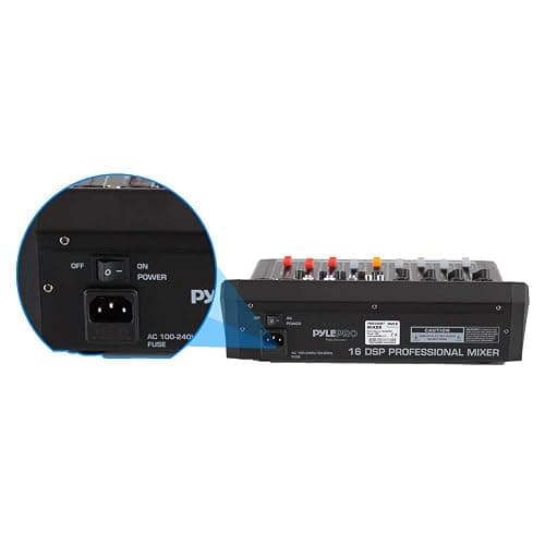 Pyle 4-Channel Bluetooth Studio Audio Mixer-DJ Sound Controller Interface with USB Drive for PC Recording Input, XLR Microphone Jack,48V Power,Input/Output for Professional and Beginners - PMXU46BT - 4 Channel Pro thumbnail 5