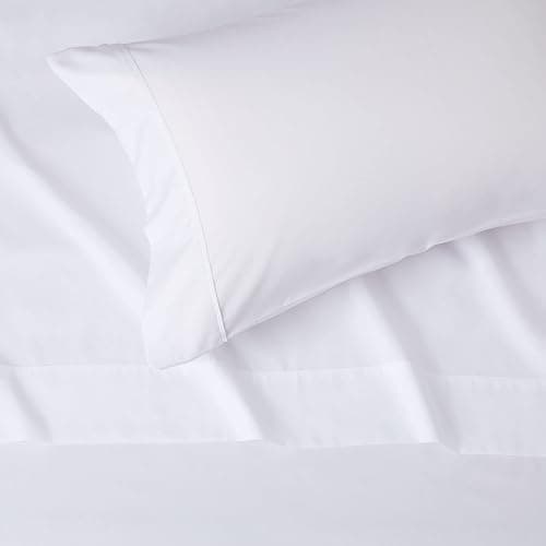 Ultra-Soft Breathable Wrinkle-Free Microfiber 3-Piece Bed Sheet Set with 14-Inch Deep Pockets, College Dorm-Friendly, Twin XL, Bright White thumbnail 3