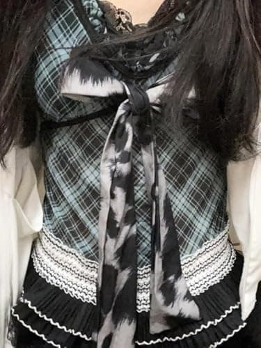 Xiulaiyi Gyaru Scene Clothes Vintage Harajuku Tank Tops Y2k Whimsy Twee Leopard Print Cami Scenecore Camisole thumbnail 5
