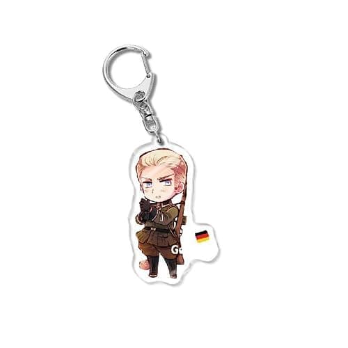 GO2COSY Set of 10 Anime Axis Powers Hetalia Acrylic Keychain Pendant Key Chain thumbnail 5