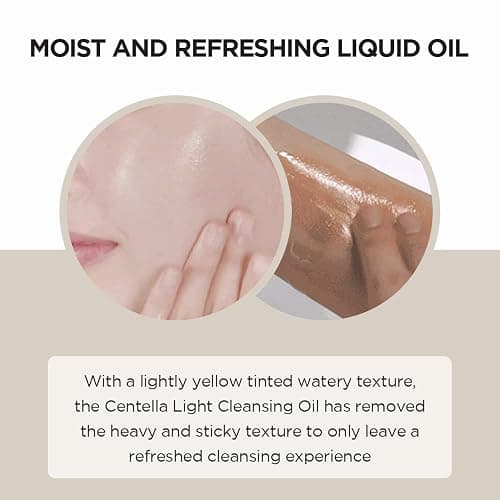 SKIN1004 Madagascar Centella Light Cleansing Oil 6.76 fl.oz, 200ml | Gentle Oil Cleanser for Face, Korean Facial Cleanser, Double Cleansing thumbnail 3