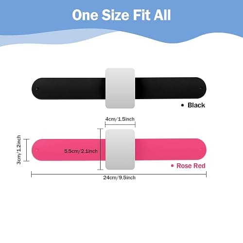 Hilltian 2 PCS Magnetic Pin Cushion Wrist, Magnetic Sewing Pincushion, Magnetic Pin Holder Wristband for Sewing Braiding thumbnail 2