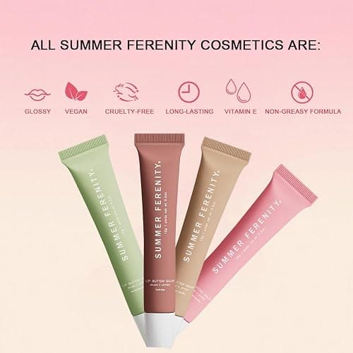 4 PCS Summer Lip Balm Tinted Lip Butter Balm - Conditioning Lip Mask,Ultra-Hydrating,Instant Moisture, Shine,Hydration - Sheer-Tinted,Soothing Lip Care - 0.5 Fl Oz (Pack of 4) thumbnail 7
