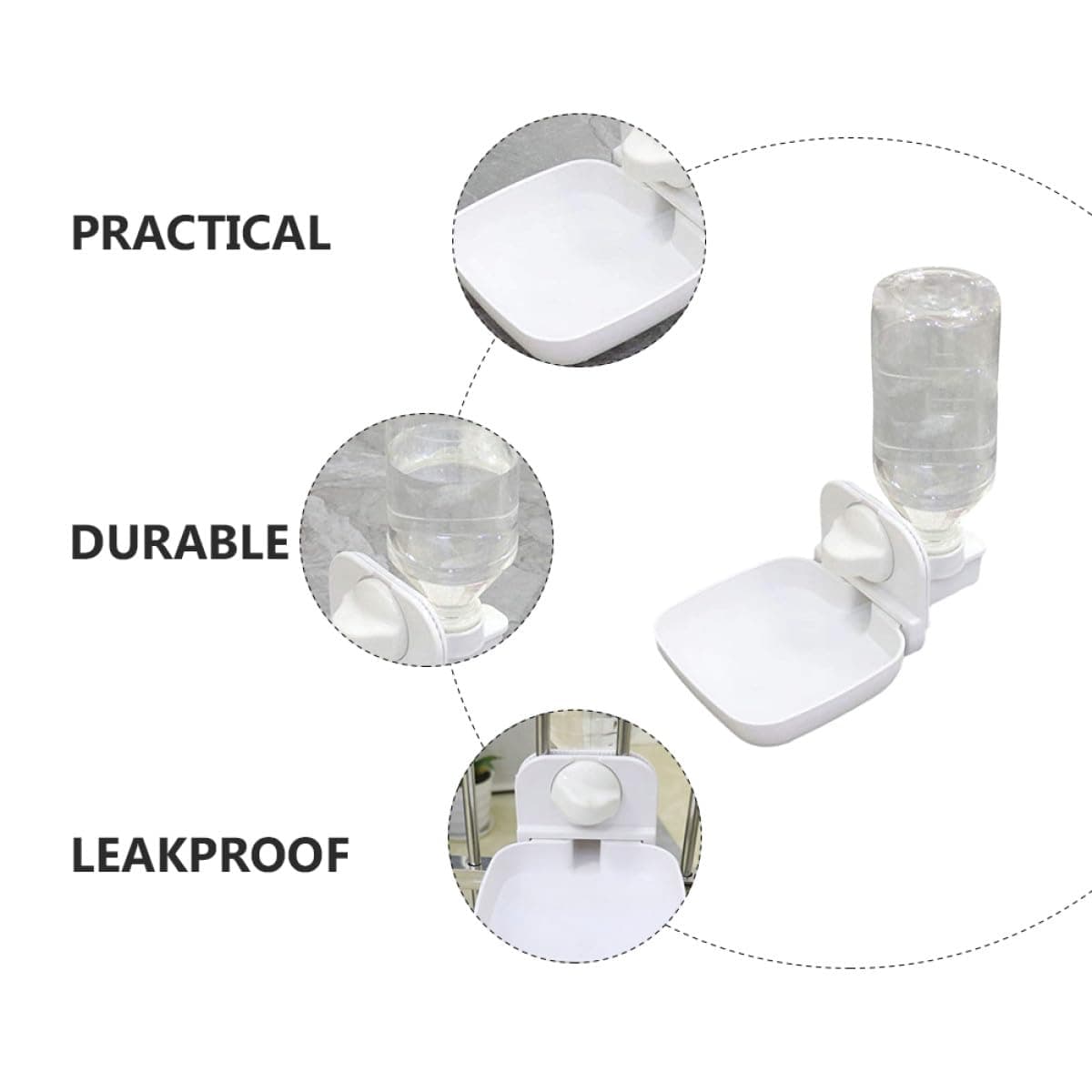 GALPADA 450Ml Automatic Water Feeder Rabbit Water Bottle for Small Pets No-Drip Function Suitable for Ferrets and Chinchillas thumbnail 9