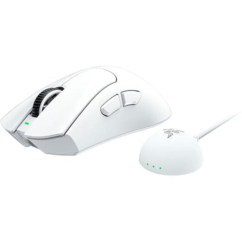 Razer DeathAdder V4 Pro Wireless Gaming Mouse: 56g Lightweight - HyperSpeed Wireless Gen-2 - Optical Scroll Wheel - Optical Switches Gen-4 - Focus Pro 45K Sensor Gen-2 - Up to 150 Hr Battery thumbnail 12