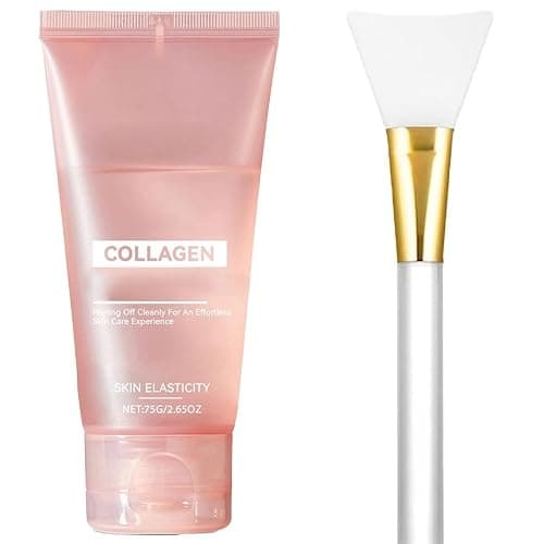 Collagen Night Wrapping Mask, Collagen Face Mask, Overnight Peel Off Facial Mask, Korean Skin Care, Boosts Elasticity & Hydration, Reduces Sagging & Dullness For Glowing Skin 75ml - Image 1