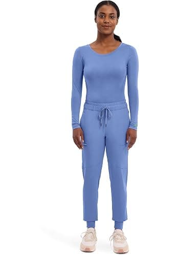 Healing Hands Women's Underscrub Soft Knit Melissa Longsleeve Scrub Tee with Breathable & Easy Care Fabric 5047 thumbnail 8