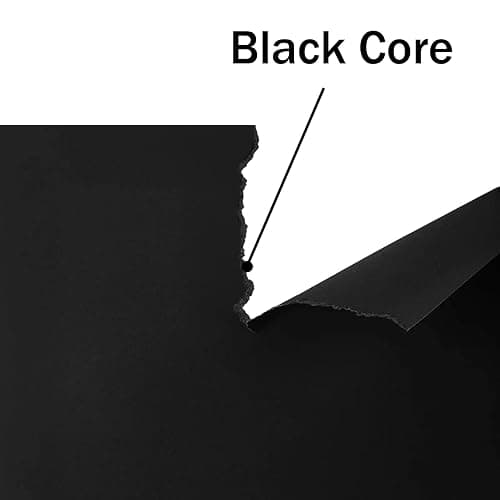 100 Sheets Black Cardstock 12x12 | Goefun 80lb Card Stock Paper, Black Core Cardstock for Halloween, Cricut, Crafting, Photo Albums, Card Making, Scrapbook thumbnail 5