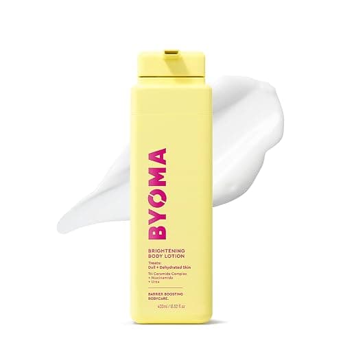 BYOMA Brightening Body Lotion - For Dull, Dehydrated Complexion - Creamy Moisturizer with Niacinamide + Urea - Evens Tone & Supports Barrier - 13.52 fl oz - Image 1