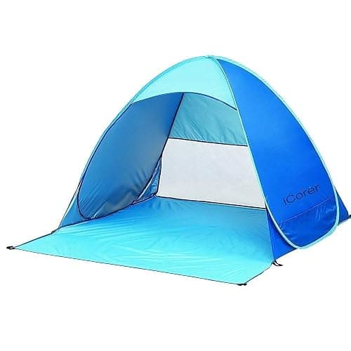 iCorer Automatic Pop Up Instant Portable Outdoors Quick Cabana Beach Tent Sun Shelter - Image 1