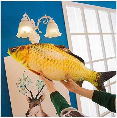 JULAN 3D Giant Soft Fish Cushion Pillow Carp Plush Pillow Stuffed Toy Throw Pillow for Home Decoration Gift Kids Pillow Stuffed Animal Toy (31inch/ 77cm) thumbnail 5