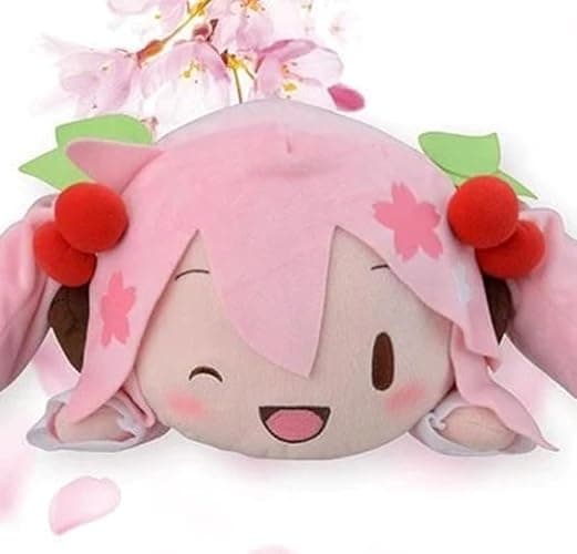 NESOBERI (Lay-Down) Hatsune Miku Series SP Plush Sakura Miku thumbnail 2