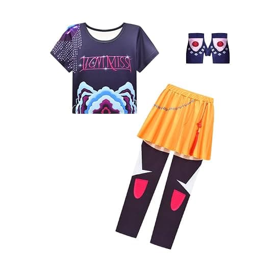 ROSEZUZU Hunters Girls Stage Outfit Pop Singers Dress Up Costume for 4-14 Years - Image 1
