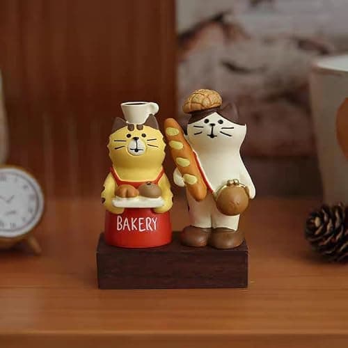 Super Cute Creative Cat Theme Mystery Box Figures, Surprise Mysterious Bag Random Action Figure Figurine Collectible Home Desk Car Decoration, Birthday Christmas New Year Gift, Bread Cat-1 Box thumbnail 2