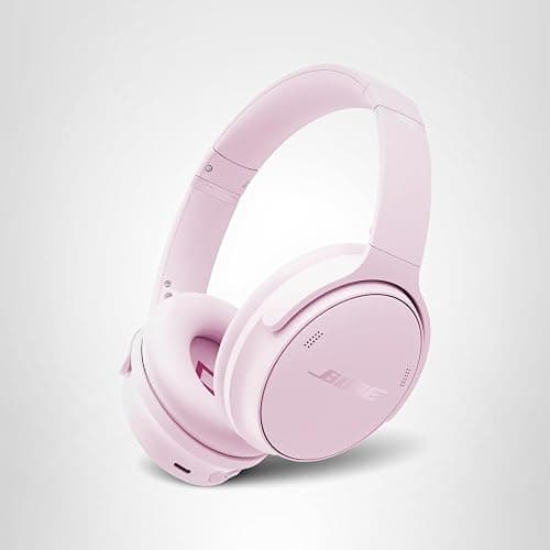 Bose QuietComfort Headphones - Wireless Bluetooth Headphones, Active Over Ear Noise Cancelling and Mic, USB-C Charging, Deep Bass, Up to 24 Hours of Playtime, Petal Pink - Limited Edition Color thumbnail 7