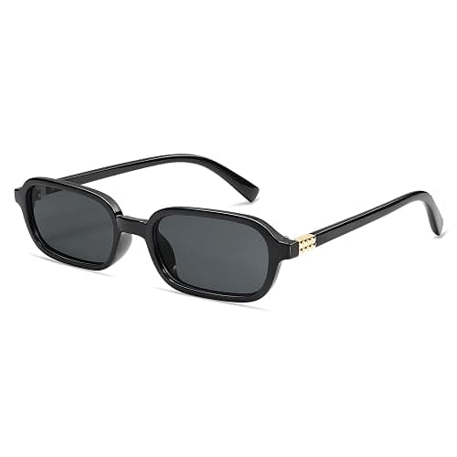 Appassal Retro Rectangular Sunglasses for Women Vintage Fashion Trendy Funny Small 90s Square Sunnies 2025 AP3698 - Image 1