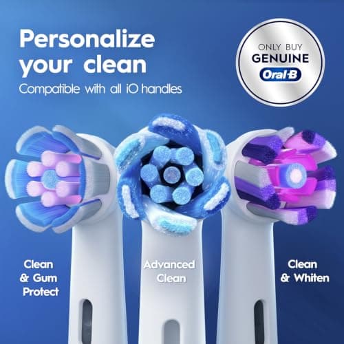 Oral-B iO Series 2 Gentle Clean Electric Toothbrush, Blush Sand thumbnail 9