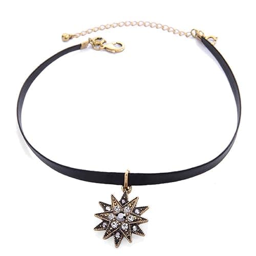 Casvno Choker Necklaces for Women, Layered Stars Pendant Necklace Jewelry thumbnail 5