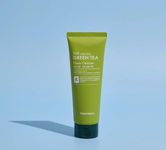 TONYMOLY The Chok Chok Green Tea Foaming Facial Cleanser for Women & Men, Hydrating Face Cleanser, Korean Skincare, Green Tea Face Wash thumbnail 2