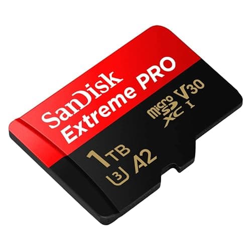 SanDisk Extreme PRO microSDXC UHS-I Memory Card 1 TB + Adapter & RescuePRO Deluxe (for Smartphones, Action Cameras or Drones, A2, Class 10, V30, U3, 200 MB/s Transfer) thumbnail 2
