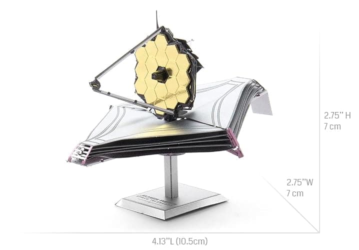Metal Earth James Webb Space Telescope 3D Metal Model Kit Fascinations thumbnail 2