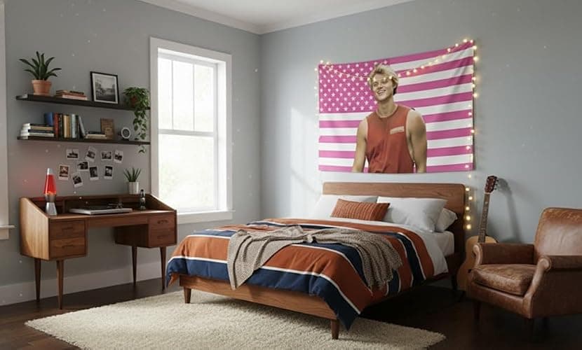 JJ Maybank Wall Tapestry – Fun 40x30 Inch Flag for Bedroom Dorm Party or Gift Decor thumbnail 3